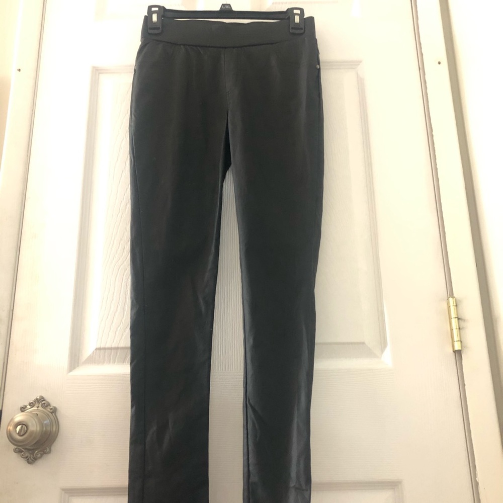 Black leather pants